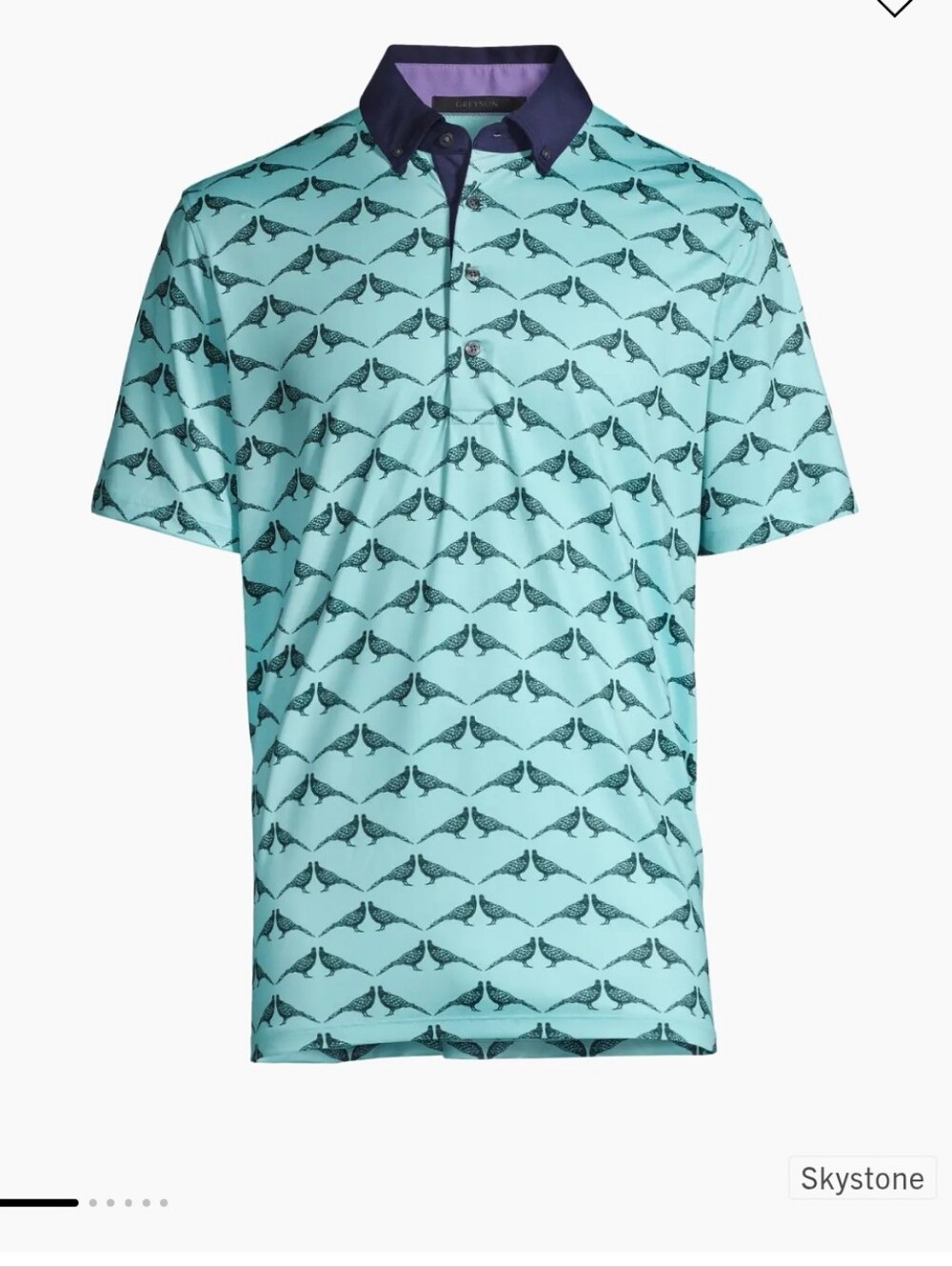 Greyson Siamese Turtle Dove Polo
